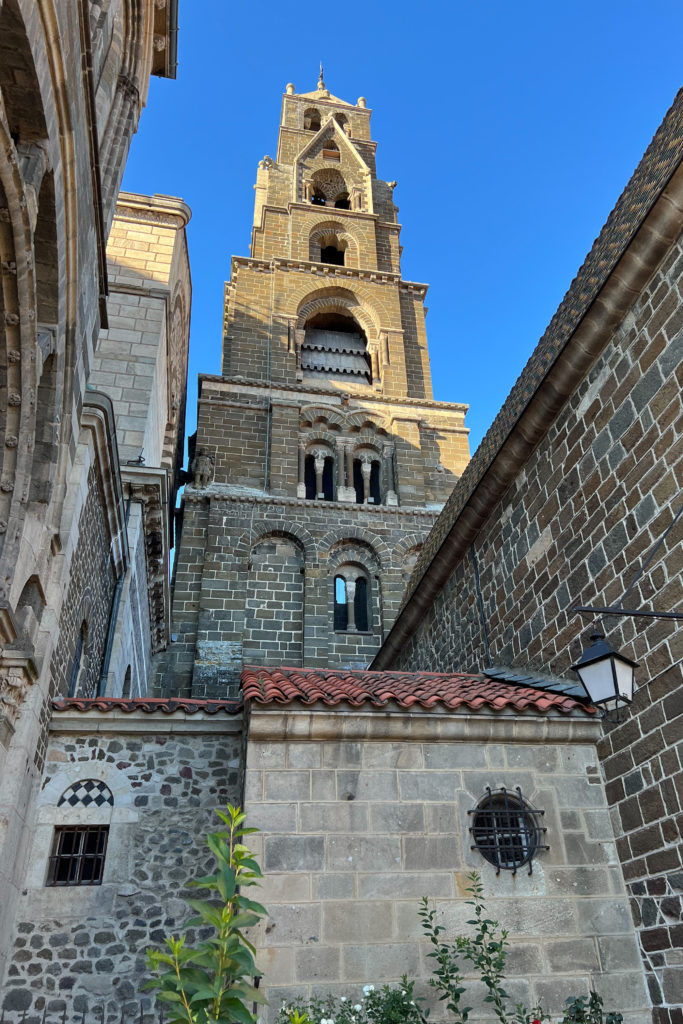 A tower in the Cathédrale Notre-Dame du Puy